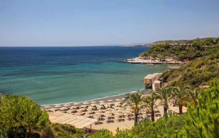 Aeroal Shot of the Private Beach Area