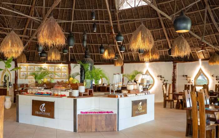 Enjoy delicious food at Frangipane Restaurant