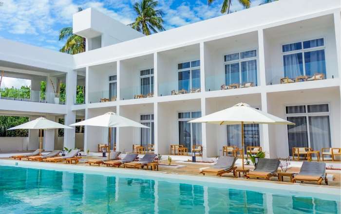 Pool in Beachfront Hotel Section