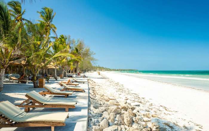 Listen to the ocean waves as you catch some rays on the beach