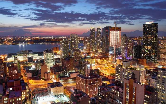 The City Skyline at Night