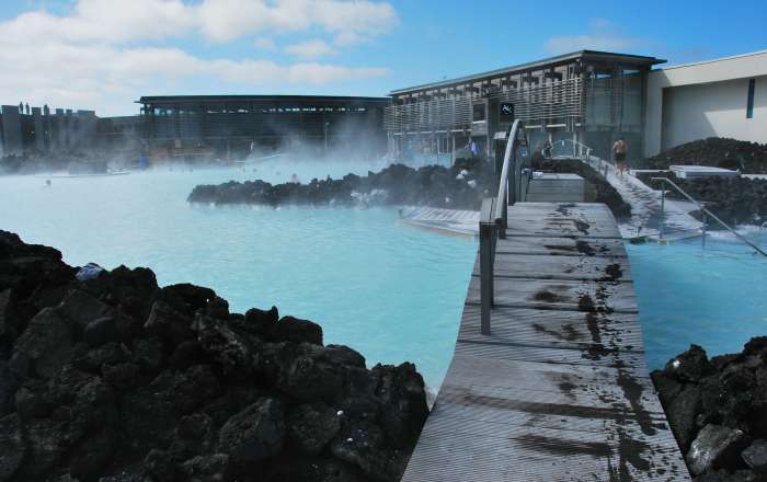 Unwind in the Geothermal Blue Lagoon Spa
