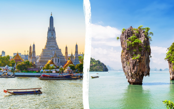 Main image for the offer: Multicentre Escape: 3 Nights Bangkok & 7 Night Phuket Beach Escape - Save £197!.