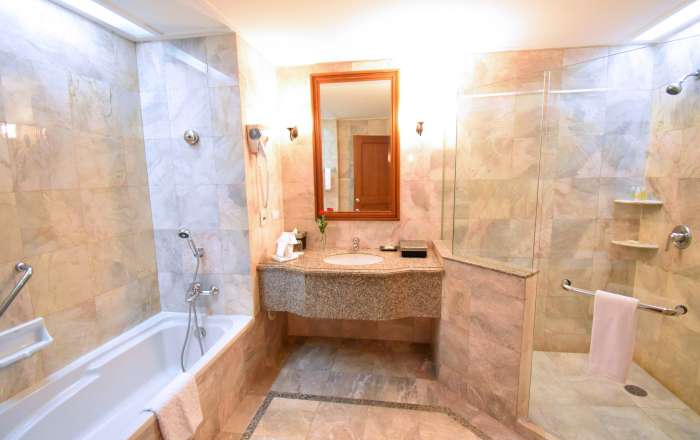 Modern bathroom suite