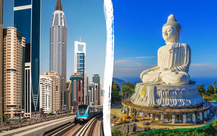 Main image for the offer: Multicentre Escape: 3 Nights Dubai & 7 Night Thailand Beach Escape - Save 27%.