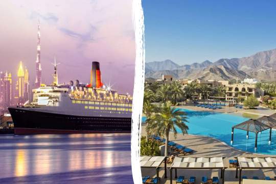 Main image of the hotel 5nts Miramar Al Aqah Beach Resort + 2nts Queen Elizabeth 2.