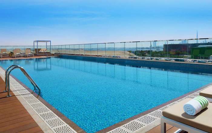 Relax Poolside at Holiday Inn Dubai Festival City