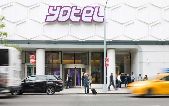 Centrally located YOTEL New York Times Square