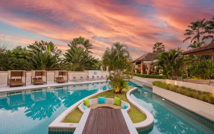 Golden Hour Pool Vibes