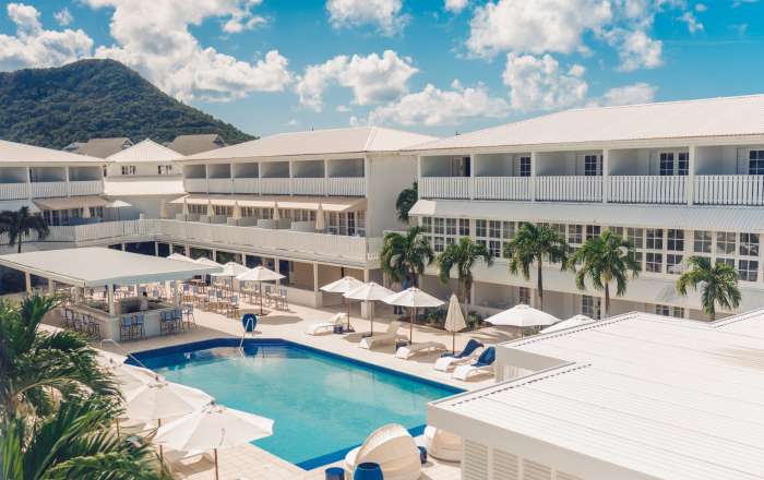 Aerial View of SoCo House, St Lucia