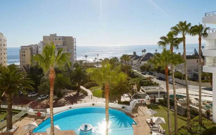 Take a Dip in the Outdoor Swimming Pool